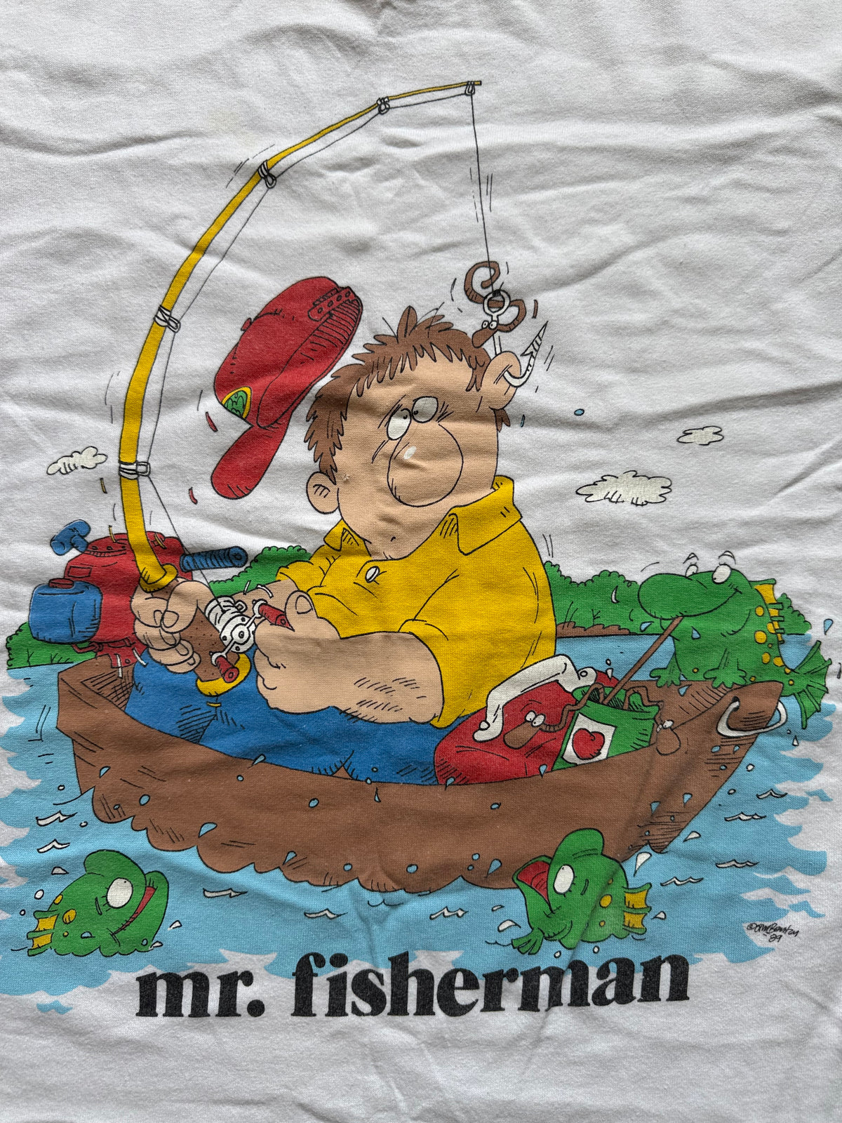 Mr. Fisherman Earring Tee
