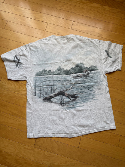 Vintage Bass Fisherman Tee. Size XL