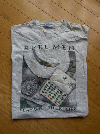 Vintage Peggy Murray Reel Men Tee. Size XXL